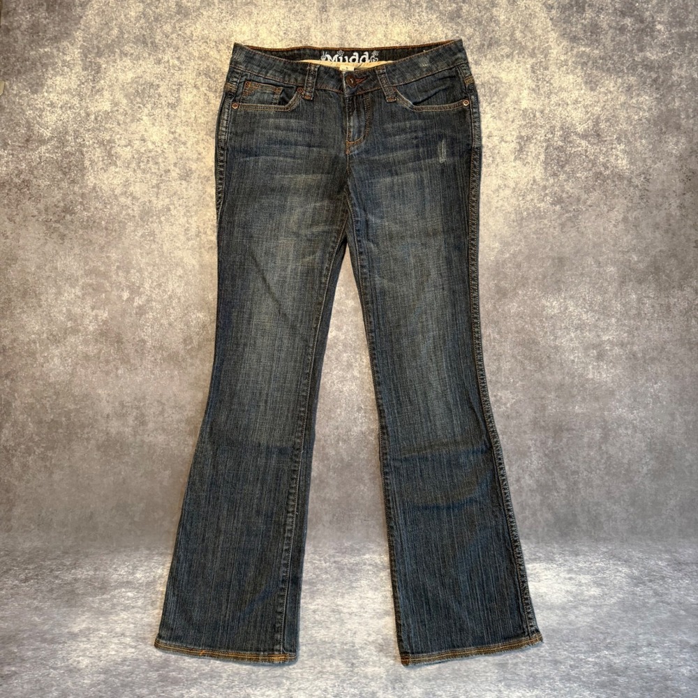 Y2K Mudd Women Bootcut Low Rise Denim Jeans Blue Size 5
